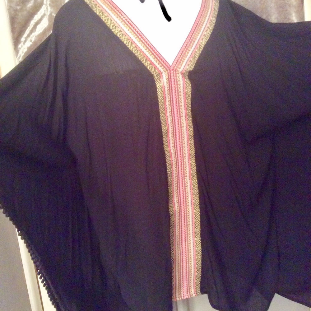 🔻Forever 21⚫️Size M🔻Shawl shirt - Picture 2 of 5